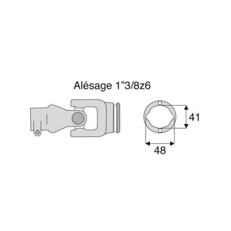 Joint extérieur 27x74.6 tube Citron
