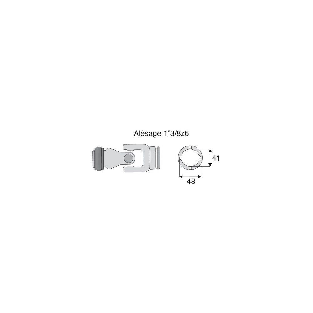 Joint extérieur 27x74.6 tube Citron