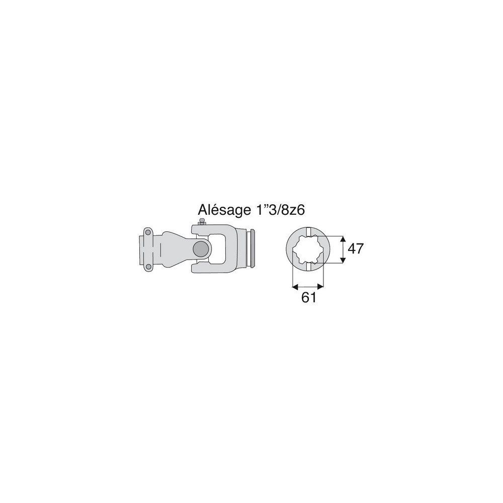Joint extérieur 35x106.5 tube Etoile