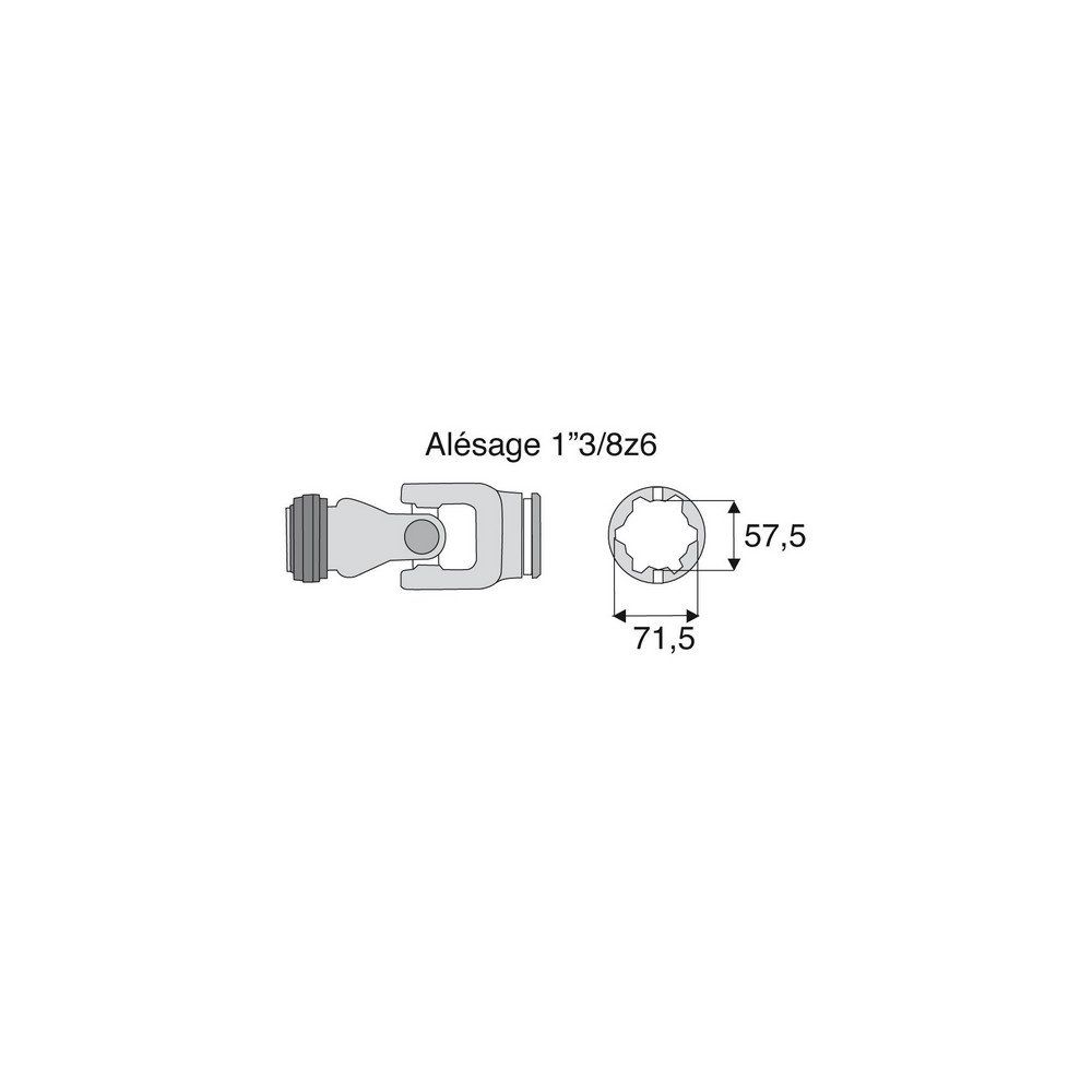 Joint extérieur 42x104 tube Etoile