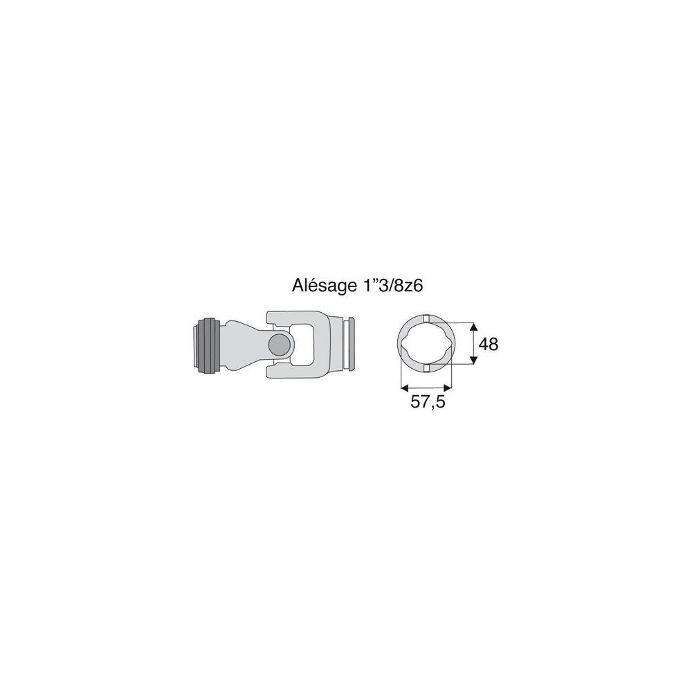 Joint extérieur 36x89 tube Citron