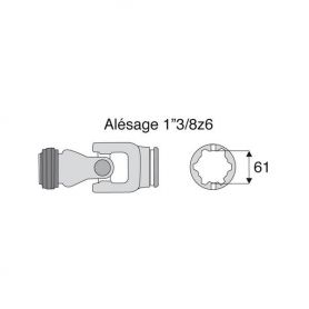 Joint extérieur 36x89 tube Etoile