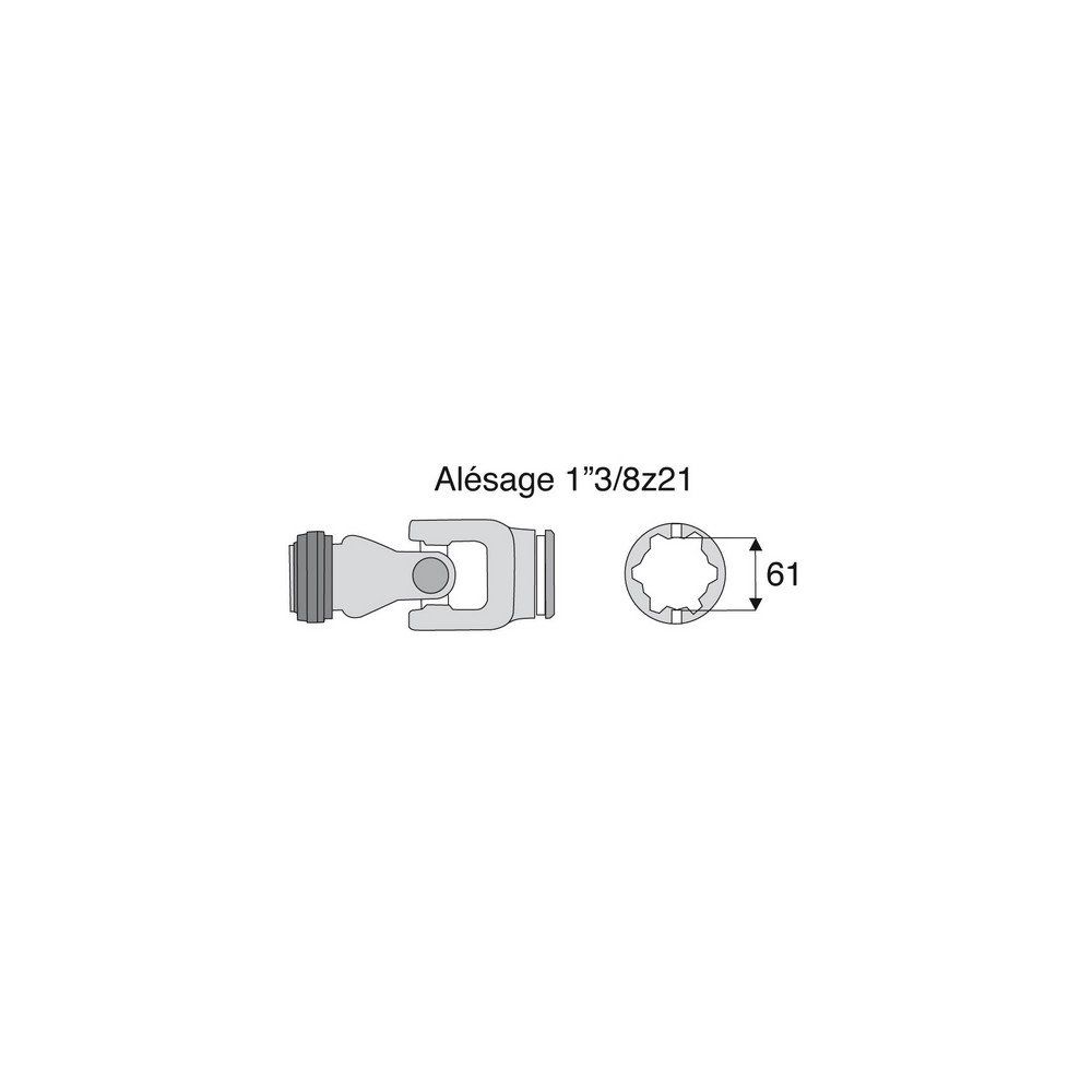 Joint extérieur 36x89 tube Etoile