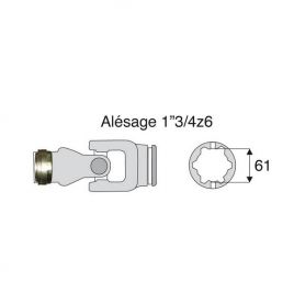 Joint extérieur 36x89 tube Etoile