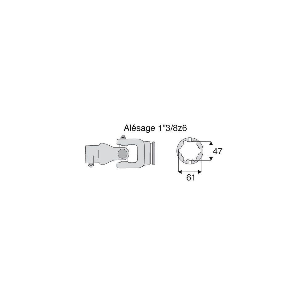Joint extérieur 36x89 tube Etoile