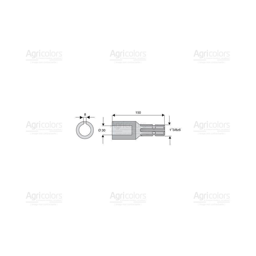 Prolongateur de longueur 150