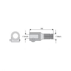 Prolongateur de longueur 165