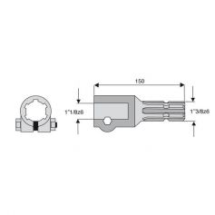 Prolongateur de longueur 150 Prolongateur de longueur 150