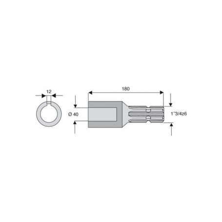 Prolongateur de longueur 165 Prolongateur de longueur 165