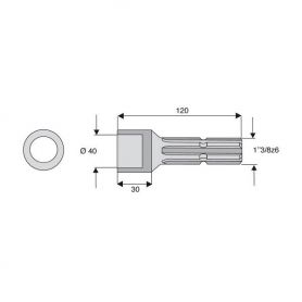 Prolongateur de longueur 120