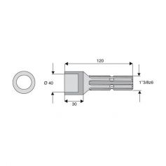Prolongateur de longueur 120