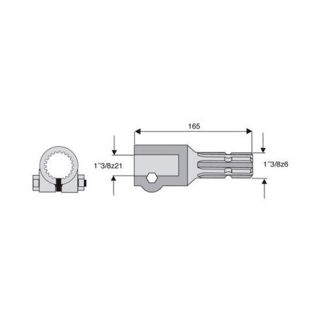 Prolongateur de longueur 165 Prolongateur de longueur 165