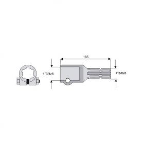 Prolongateur de longueur 165