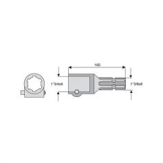 Prolongateur de longueur 165