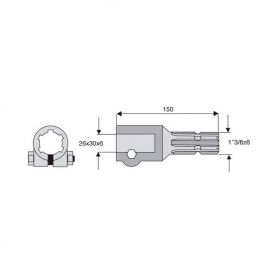 Prolongateur de longueur 150