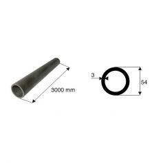 Tube de transmission rond de diamètre 54 vendu au mètre Tube de transmission rond de diamètre 54 vendu au mètre