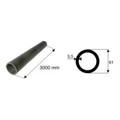 Tube de transmission rond de diamètre 61