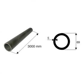 Tube de transmission rond de diamètre 69