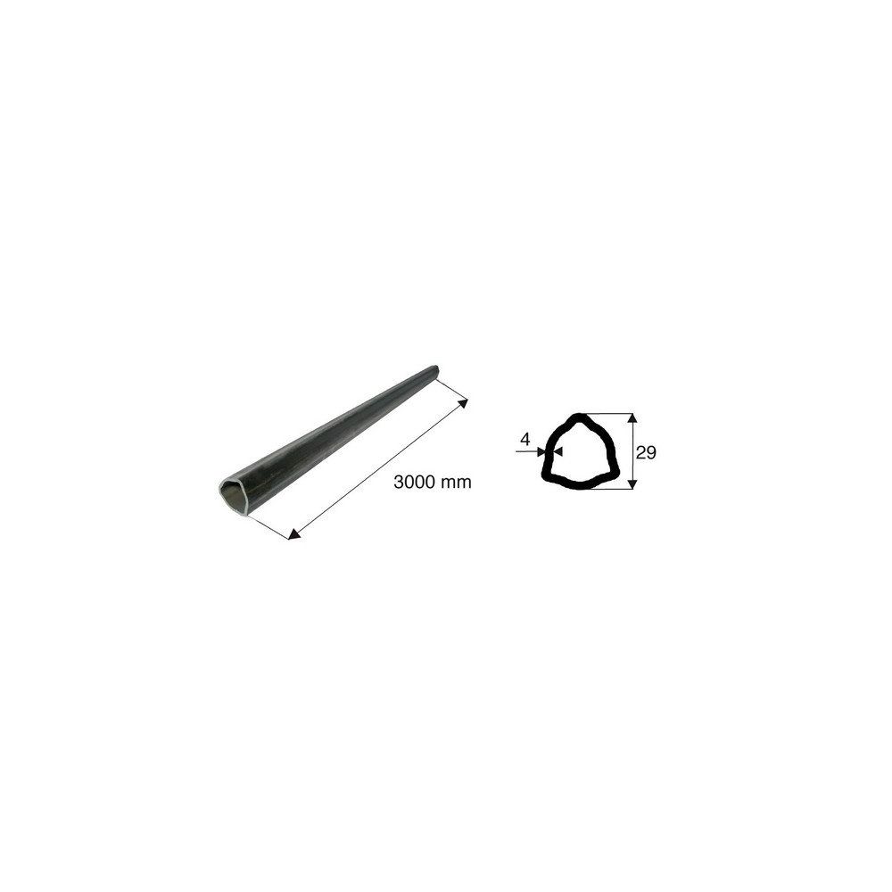Tube de transmission triangulaire de diamètre 29