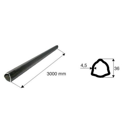 Tube de transmission triangulaire de diamètre 36