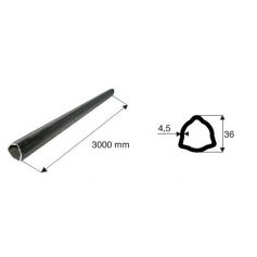 Tube de transmission triangulaire de diamètre 36