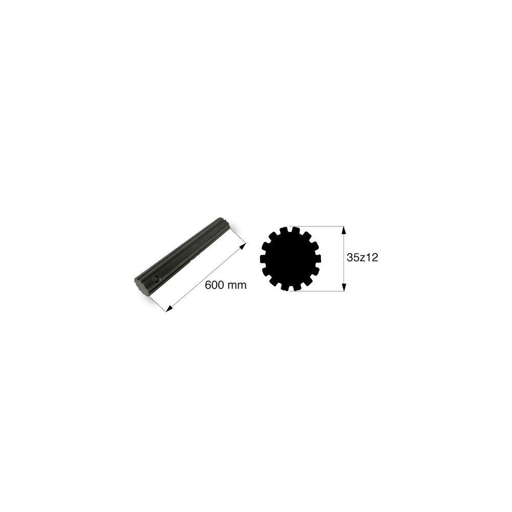 Tube de transmission rond de diamètre 35Z12