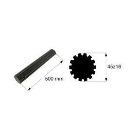 Tube de transmission rond de diamètre 45Z16