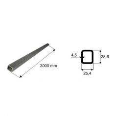 Tube de transmission rectangulaire de diamètre 25.4x28.6 Tube de transmission rectangulaire de diamètre 25.4x28.6