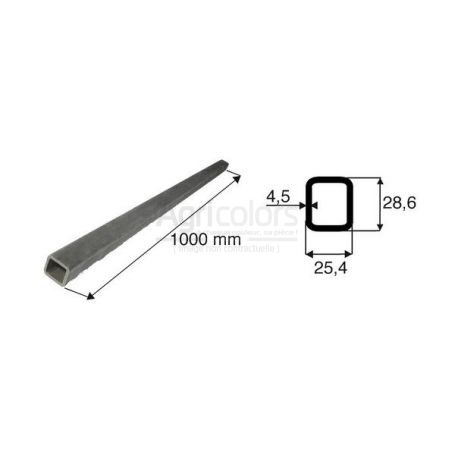 Tube de transmission rectangulaire de diamètre 25.4x28.6 Tube de transmission rectangulaire de diamètre 25.4x28.6