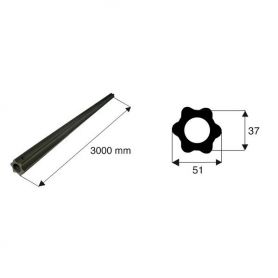 Tube de transmission étoile de diamètre 51x37