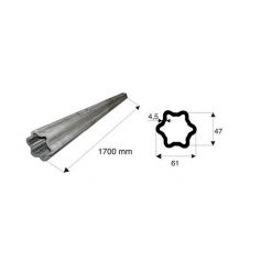 Tube de transmission étoile de diamètre 61x47 Tube de transmission étoile de diamètre 61x47