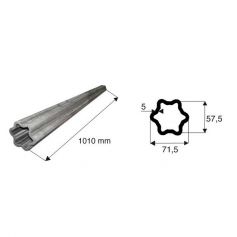 Tube de transmission étoile de diamètre 71.5x57.5 Tube de transmission étoile de diamètre 71.5x57.5