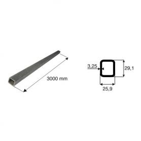 Tube de transmission rectangulaire de diamètre 25.9x29.1