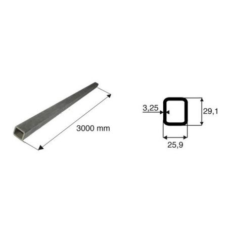 Tube de transmission rectangulaire de diamètre 25.9x29.1 Tube de transmission rectangulaire de diamètre 25.9x29.1