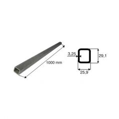 Tube de transmission rectangulaire de diamètre 25.9x29.1