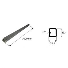 Tube de transmission rectangulaire de diamètre 32.2x35.4 Tube de transmission rectangulaire de diamètre 32.2x35.4