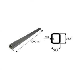 Tube de transmission rectangulaire de diamètre 32.2x35.4