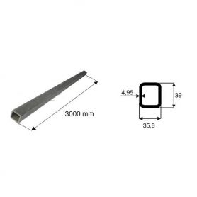 Tube de transmission rectangulaire de diamètre 35.8x39