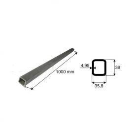 Tube de transmission rectangulaire de diamètre 35.8x39