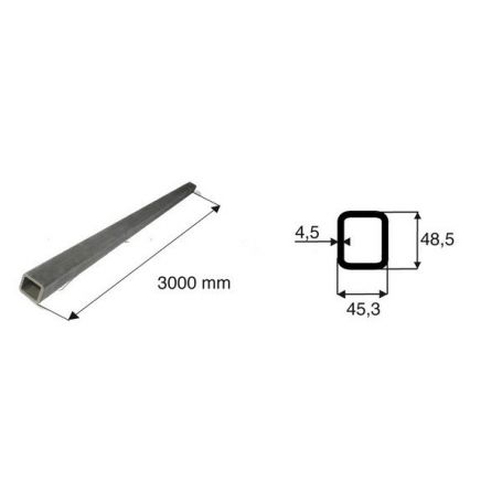 Tube de transmission rectangulaire de diamètre 45.3x48.5 Tube de transmission rectangulaire de diamètre 45.3x48.5