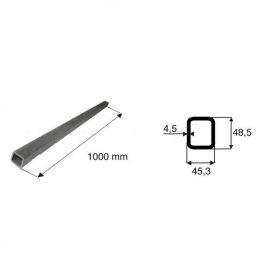 Tube de transmission rectangulaire de diamètre 45.3x48.5