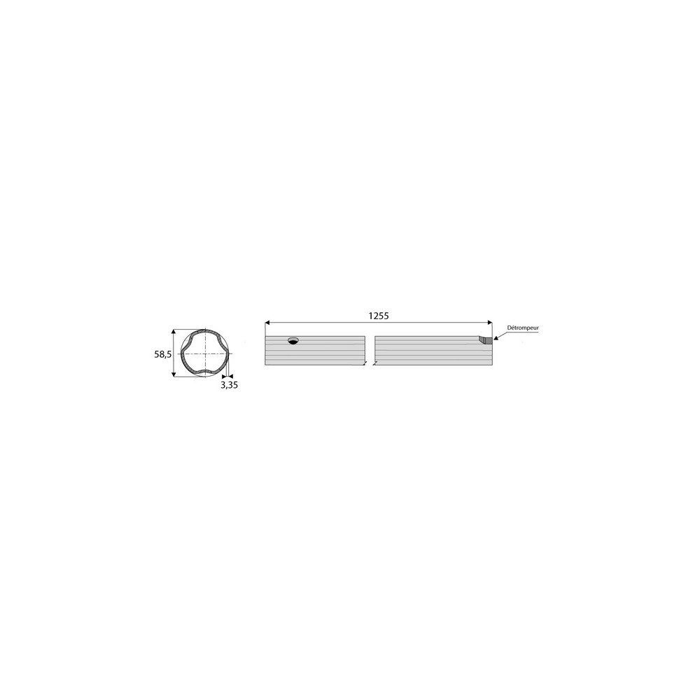 Tube de transmission Free Rotation de diamètre 58.5