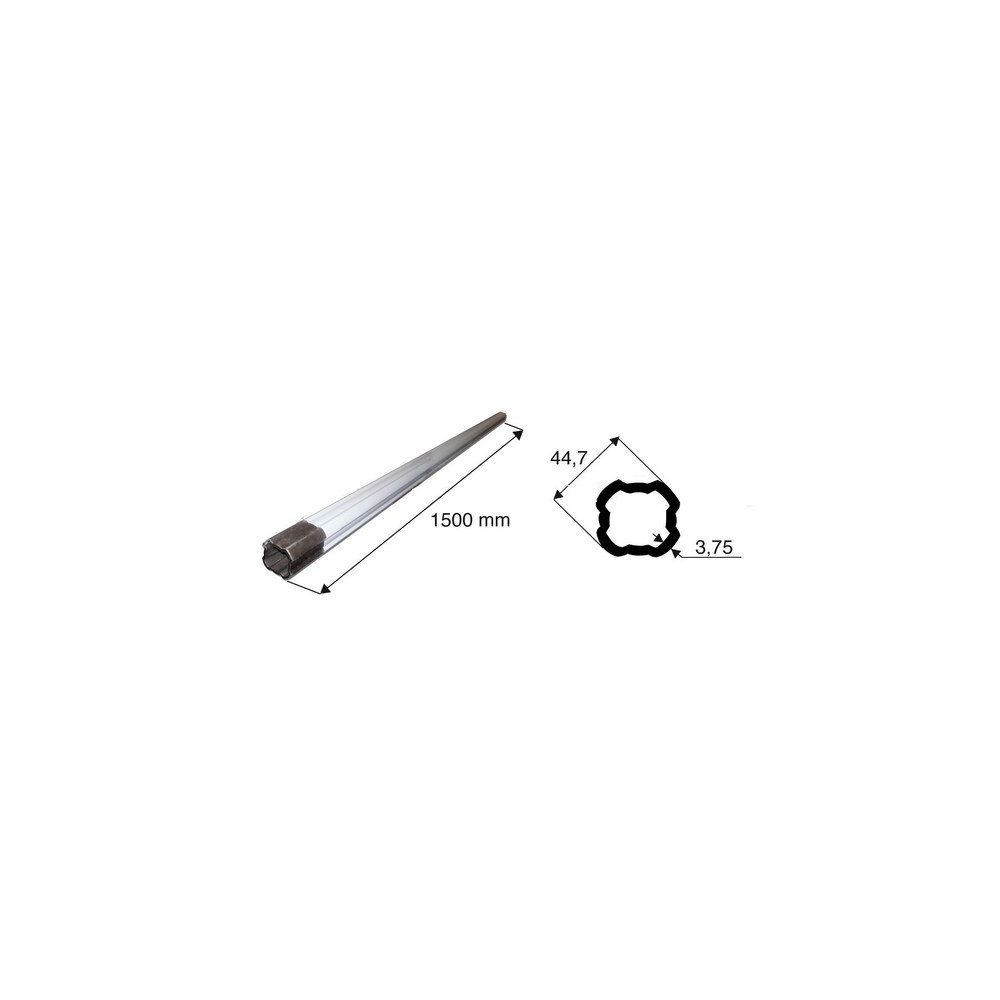 Tube de transmission quadrilobé de diamètre 44.7
