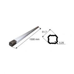 Tube de transmission quadrilobé de diamètre 51.7 Tube de transmission quadrilobé de diamètre 51.7