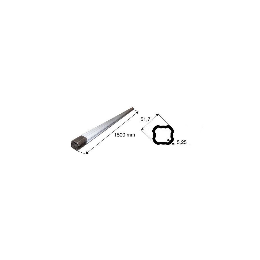 Tube de transmission quadrilobé de diamètre 51.7