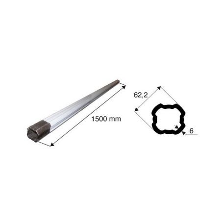 Tube de transmission quadrilobé de diamètre 62.2 Tube de transmission quadrilobé de diamètre 62.2