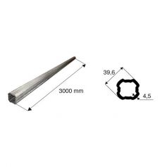 Tube de transmission quadrilobé de diamètre 39.6 Tube de transmission quadrilobé de diamètre 39.6