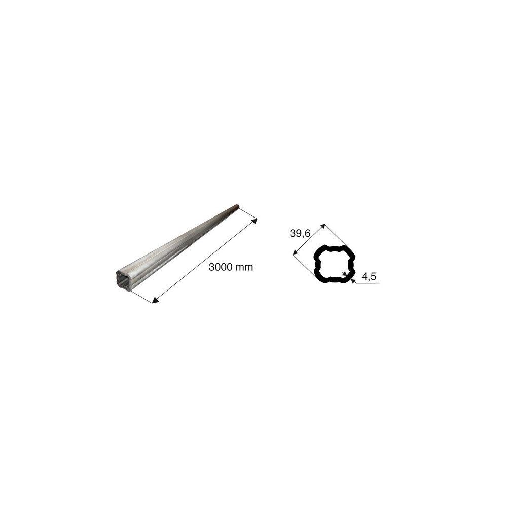 Tube de transmission quadrilobé de diamètre 39.6
