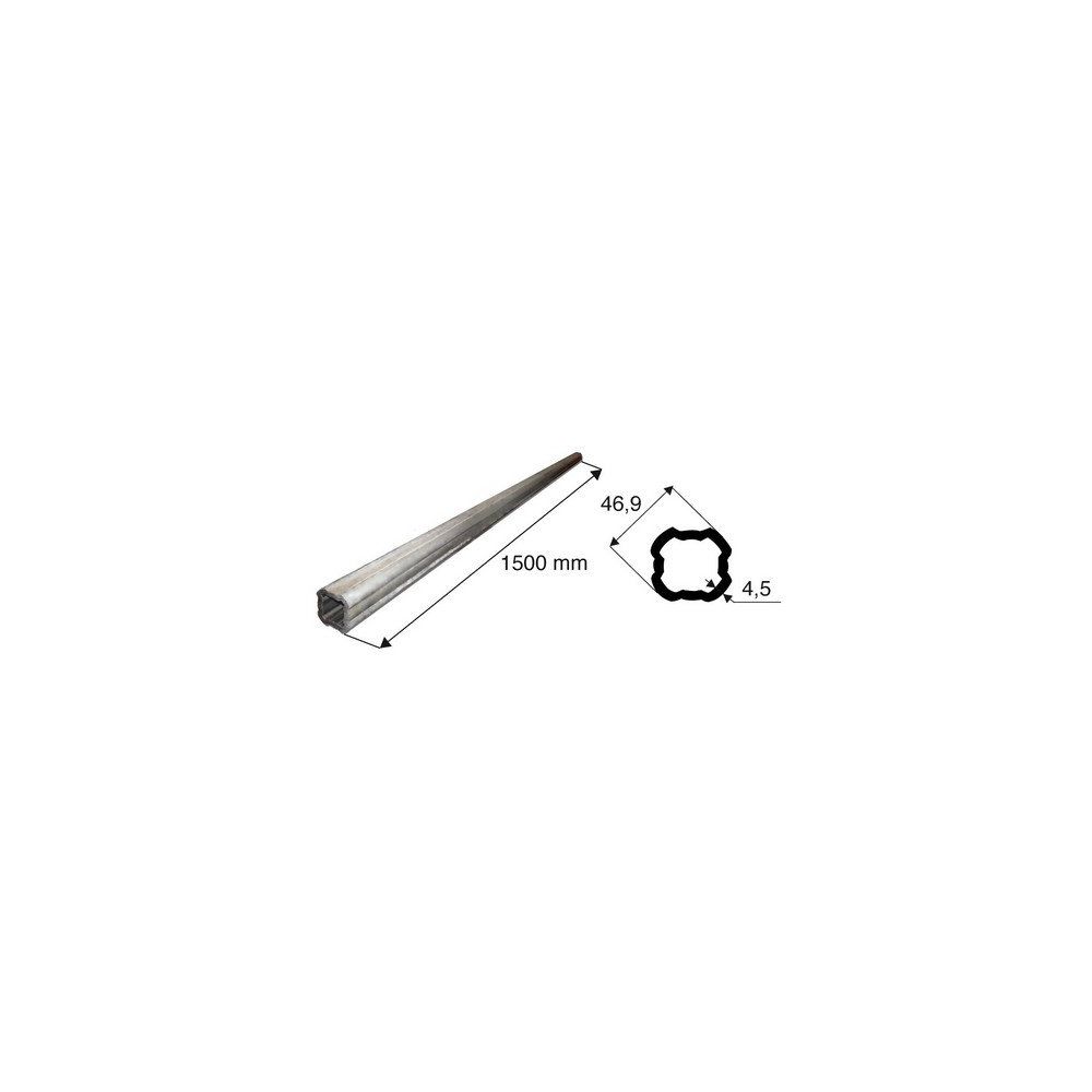 Tube de transmission quadrilobé de diamètre 46.9