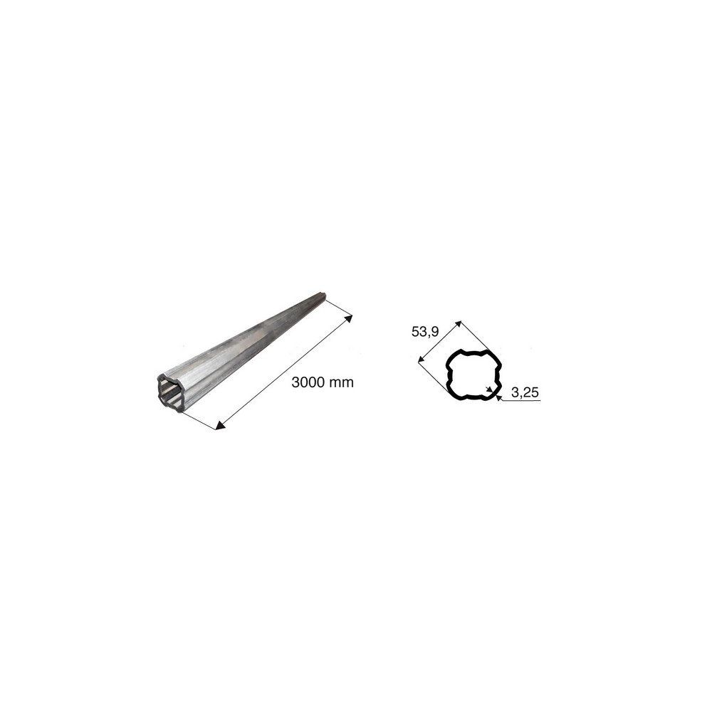Tube de transmission quadrilobé de diamètre 53.9